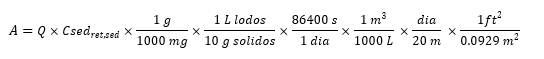 Función de costos para espesador (3)